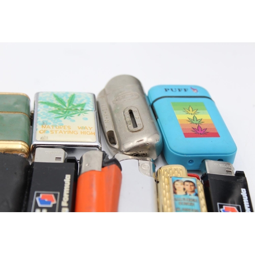 107 - Twenty five assorted cigarette lighters