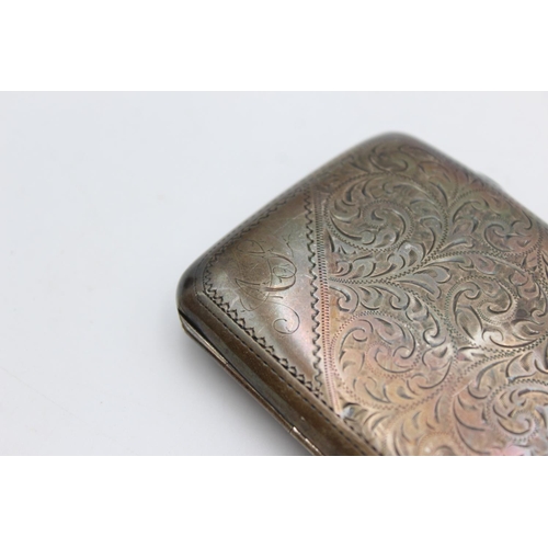 229 - An Edwardian Joseph Gloster hallmarked Birmingham sterling silver cigarette case, dated 1905 - appro... 