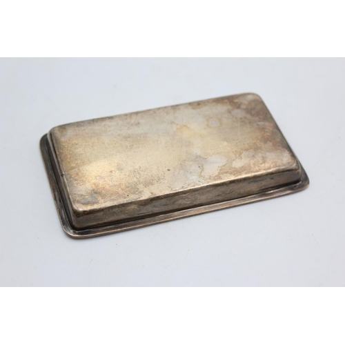 245 - An antique hallmarked Birmingham sterling silver pin/trinket dish, dated 1909 - approx. gross weight... 