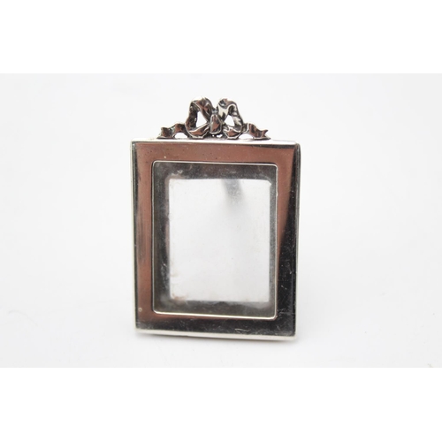 262 - Three hallmarked .925 sterling silver photo frames - largest approx. 29.5cm high x 24.5cm wide