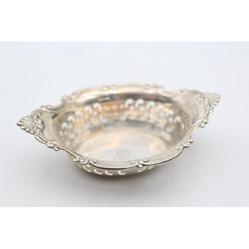 264 - Two vintage hallmarked 1976 Birmingham sterling silver condiment dishes, dated 1976 - approx. gross ... 