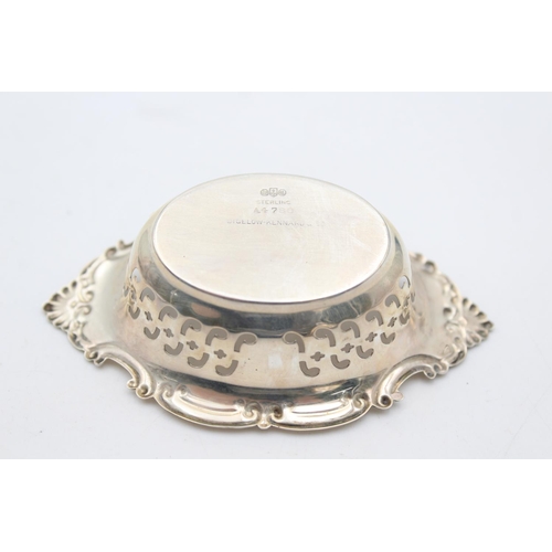 264 - Two vintage hallmarked 1976 Birmingham sterling silver condiment dishes, dated 1976 - approx. gross ... 