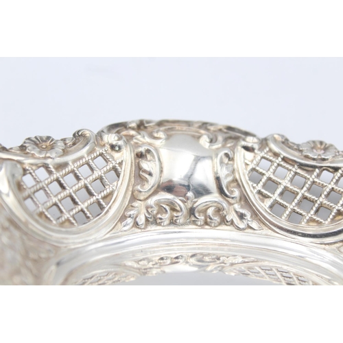 266 - A vintage hallmarked Birmingham sterling silver bon bon dish, dated 1978 - approx. gross weight 90 g... 