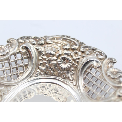 266 - A vintage hallmarked Birmingham sterling silver bon bon dish, dated 1978 - approx. gross weight 90 g... 