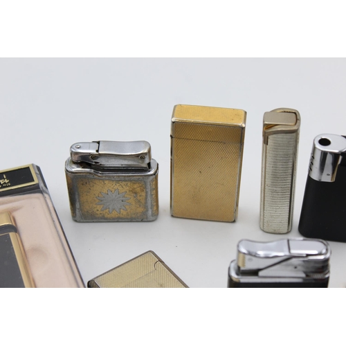 84 - Ten assorted vintage Colibri cigarette lighters