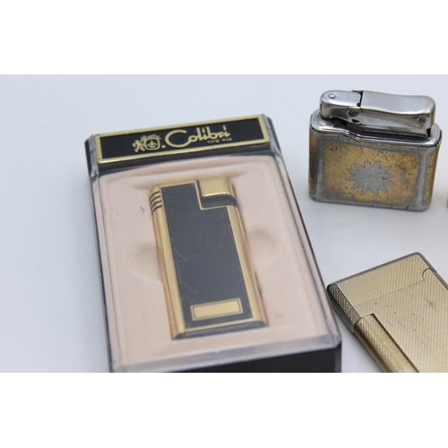 84 - Ten assorted vintage Colibri cigarette lighters