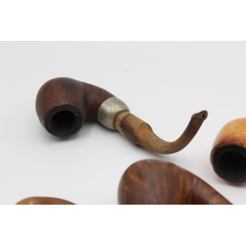 91 - Five assorted vintage Estate smoking pipes to include Peterson's, Meerschaum etc.