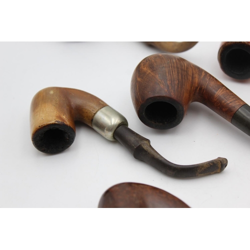 91 - Five assorted vintage Estate smoking pipes to include Peterson's, Meerschaum etc.