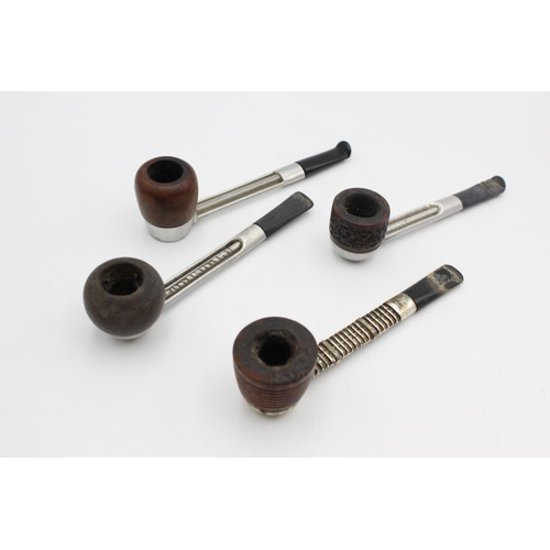 96 - Four assorted vintage Estate smoking pipes to include Falcon, Super Twist and Viking