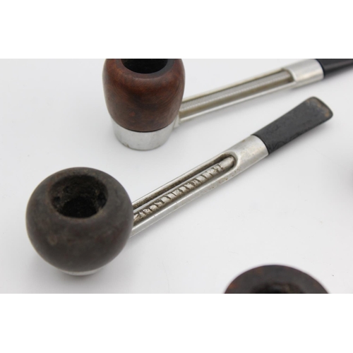 96 - Four assorted vintage Estate smoking pipes to include Falcon, Super Twist and Viking