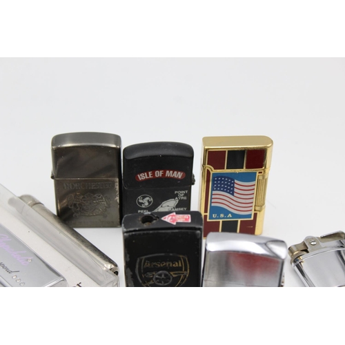 111 - A collection of assorted cigarette lighters