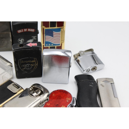 111 - A collection of assorted cigarette lighters