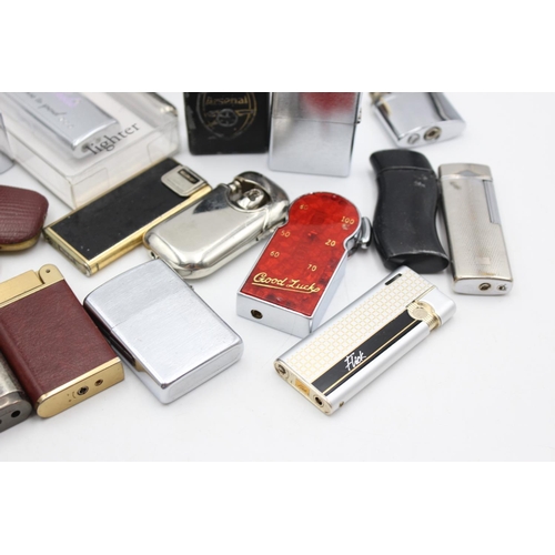 111 - A collection of assorted cigarette lighters