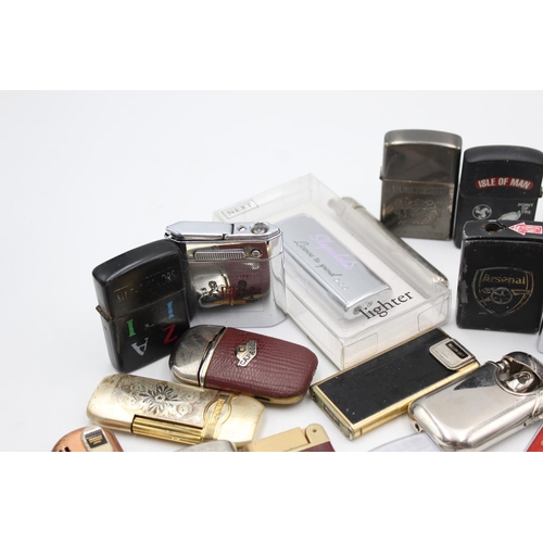 111 - A collection of assorted cigarette lighters