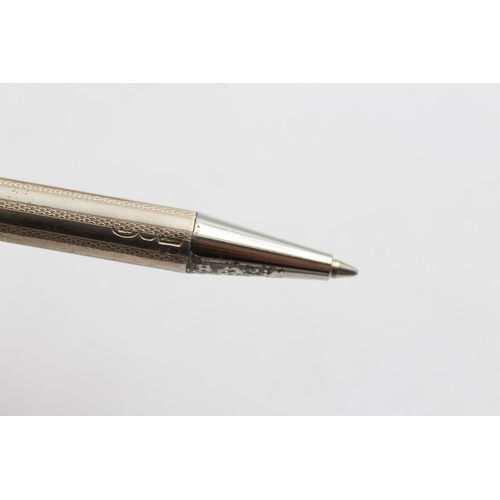 125 - Two vintage hallmarked .925 sterling silver ballpoint pens/biros - approx. gross weight 49 grams