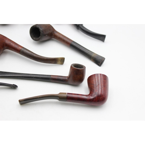 1364 - Ten assorted vintage Estate smoking pipes to include Corn Cob, Pax, Londoner, Medway etc.