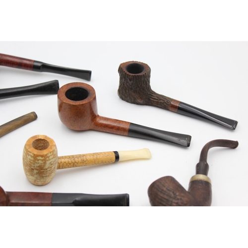 1366 - Ten assorted vintage Estate smoking pipes to include Clifton, Turf, Corn Cob, Nobby etc.