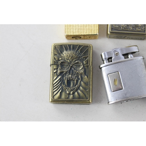 1369 - Eighteen assorted vintage branded cigarette lighters to include Mosda, Clipper etc.