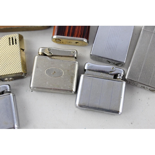 1370 - Ten assorted vintage Ronson cigarette lighters