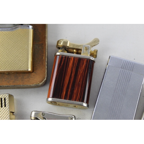 1370 - Ten assorted vintage Ronson cigarette lighters