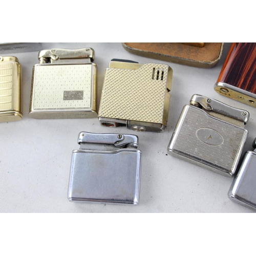 1370 - Ten assorted vintage Ronson cigarette lighters