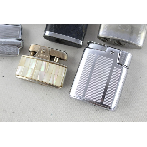 1379 - Ten assorted vintage Ronson cigarette lighters