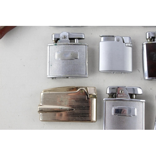 1382 - Ten assorted vintage Ronson cigarette lighters