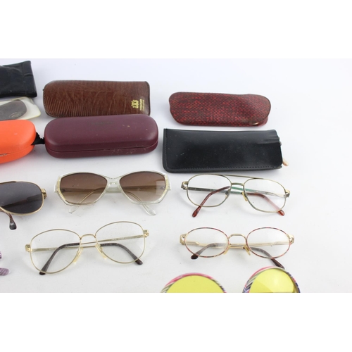 175 - A collection of assorted vintage sunglasses and spectacles