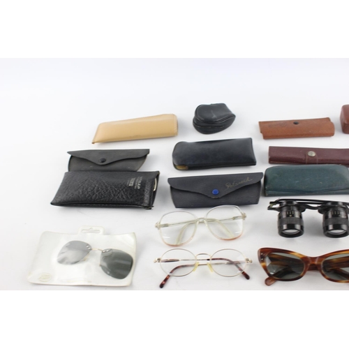 176 - A collection of assorted vintage sunglasses and spectacles