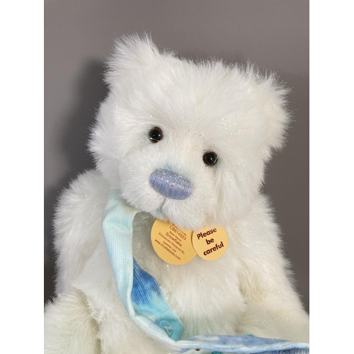 145 - A Charlie Bears CB614923 Snowflake teddy bear