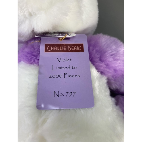 147A - A Charlie Bears Violet limited edition 797/2000 teddy bear