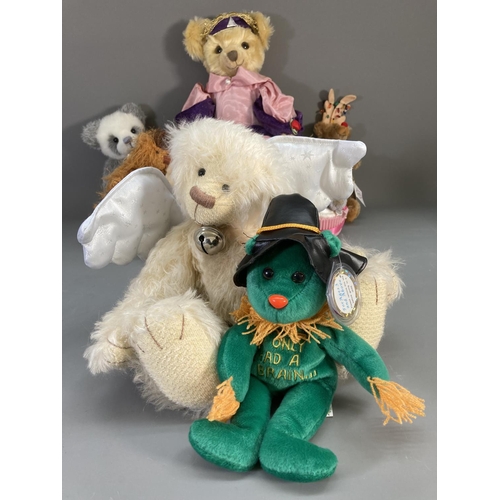 150 - A collection of various soft toys and teddy bears to include Emmy-Baren, Celebrity Bears, Me To You,... 