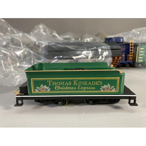 158 - A collection of Bachmann plastic model railway accessories to include The Silver Moon Express locomo... 