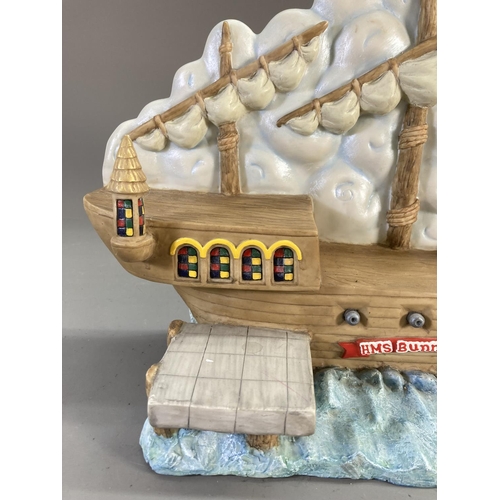 102 - A Royal Doulton Bunnykins The Shipmates Collection display stand/base - approx. 30cm high x 41cm wid... 