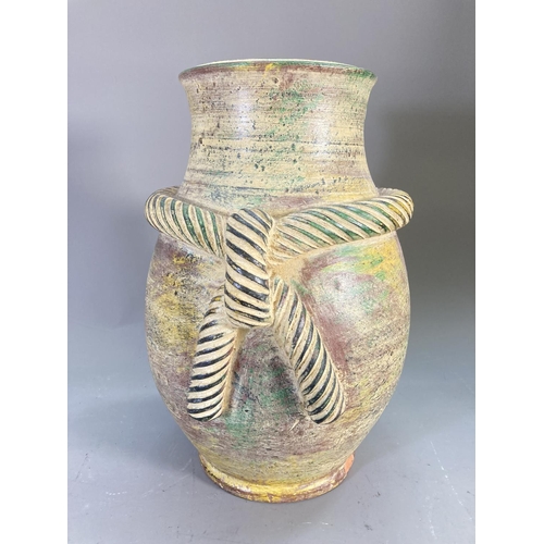 103 - Three contemporary studio pottery vases - largest approx. 48cm high