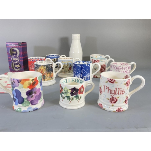 90 - Eleven Emma Bridgewater mugs together with Emma Bridgewater Love and Wild Flowers boxed vase, Midnig... 