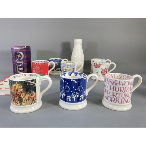 90 - Eleven Emma Bridgewater mugs together with Emma Bridgewater Love and Wild Flowers boxed vase, Midnig... 