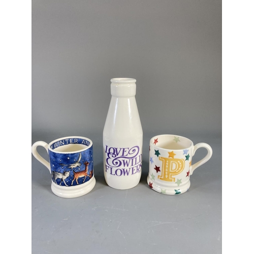 90 - Eleven Emma Bridgewater mugs together with Emma Bridgewater Love and Wild Flowers boxed vase, Midnig... 