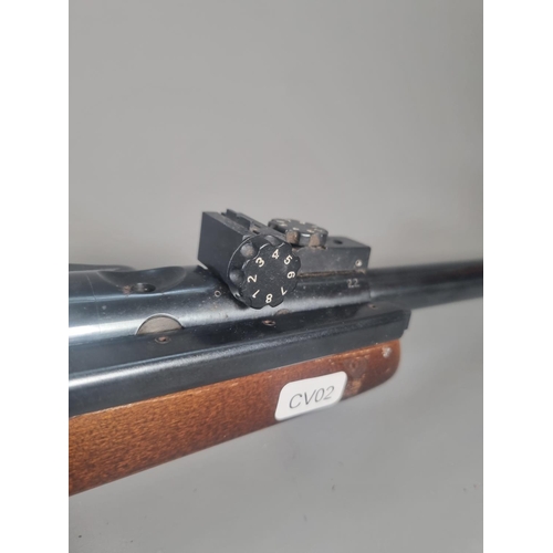 282 - A Webley Osprey .22 cal air rifle - approx. 110cm long