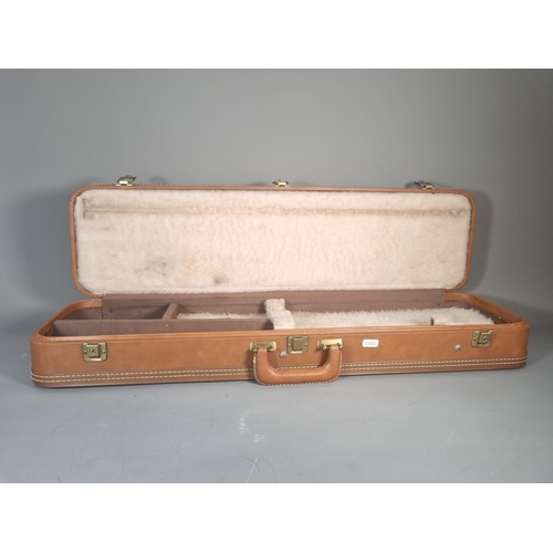 290 - An American Browning brown shotgun case - approx. 82cm wide x 22cm high x 22cm deep