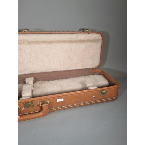 290 - An American Browning brown shotgun case - approx. 82cm wide x 22cm high x 22cm deep