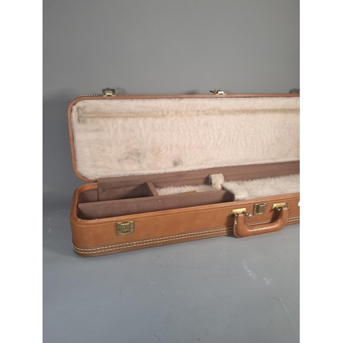 290 - An American Browning brown shotgun case - approx. 82cm wide x 22cm high x 22cm deep