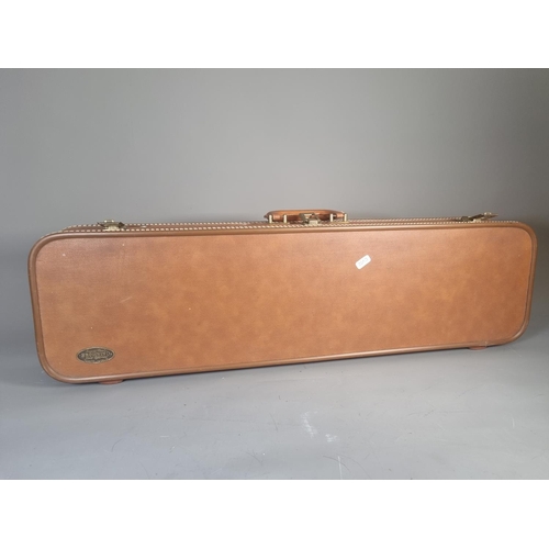 290 - An American Browning brown shotgun case - approx. 82cm wide x 22cm high x 22cm deep