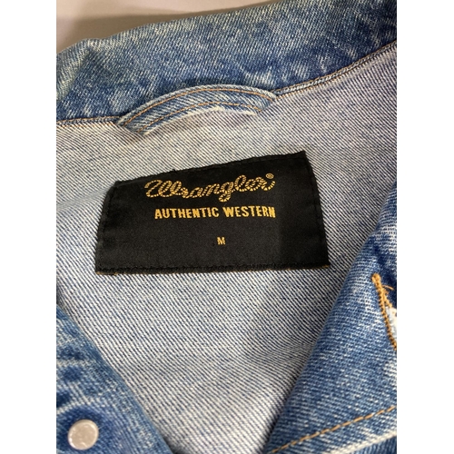 189 - Three Wrangler denim jackets