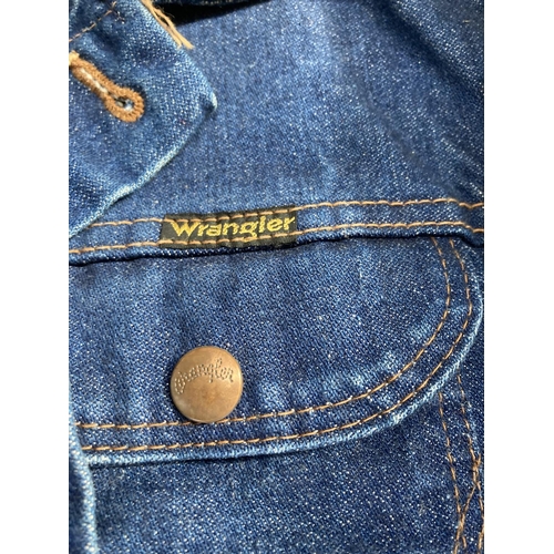 189 - Three Wrangler denim jackets