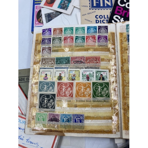 201 - A collection of assorted worldwide stamps to include Germany, Royal Mail Marine Timekeepers, Royal M... 