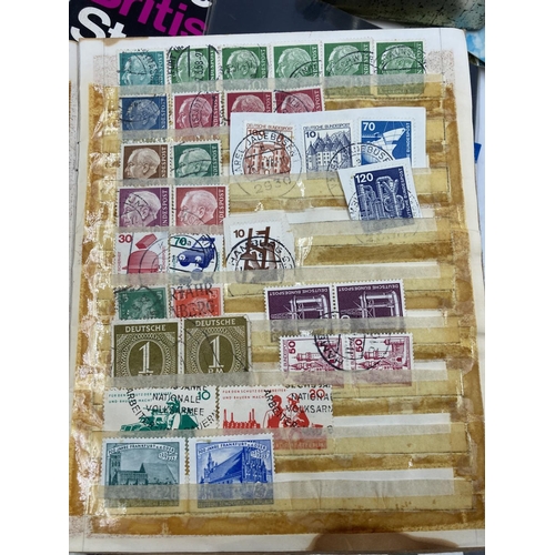 201 - A collection of assorted worldwide stamps to include Germany, Royal Mail Marine Timekeepers, Royal M... 