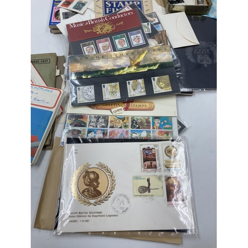 201 - A collection of assorted worldwide stamps to include Germany, Royal Mail Marine Timekeepers, Royal M... 