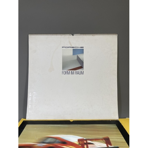 223A - Five 1980s Porsche calendars