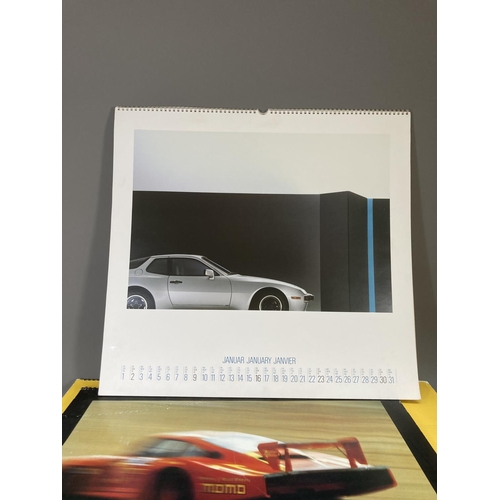 223A - Five 1980s Porsche calendars